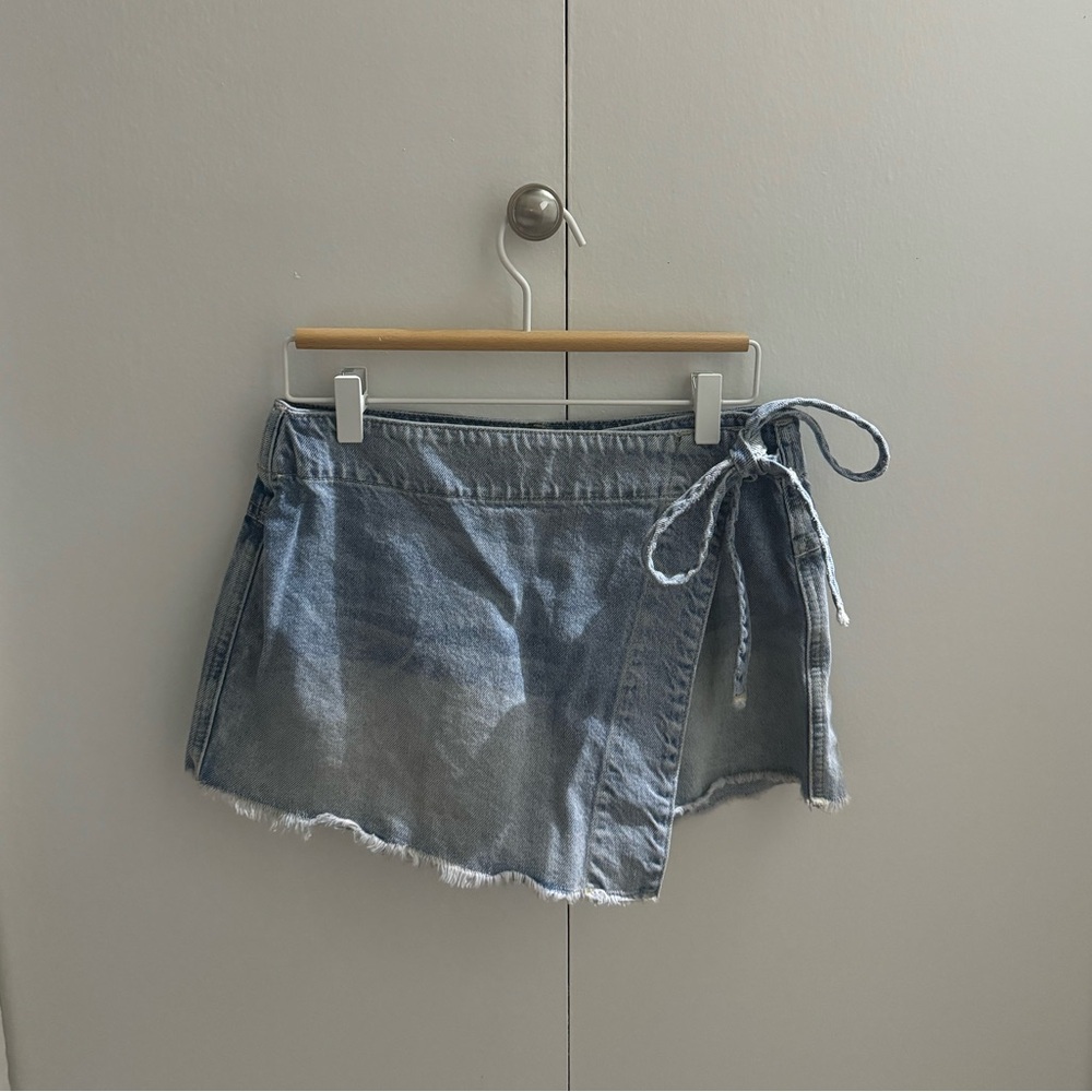 Free People Denim Skort